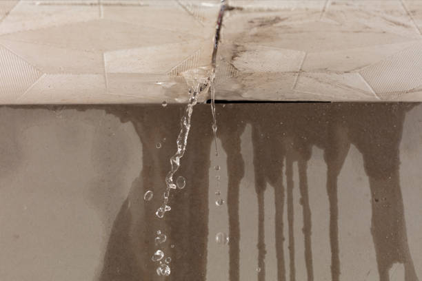 Professional Flood Damage Cleanup technician working in Engelhard, NC